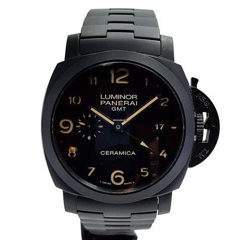 panerai luminor gmt tuttonero pam 438|Panerai Luminor chrono daylight 44mm.